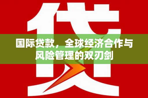 合肥国际贷款，全球经济合作与风险管理的双刃剑