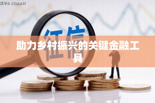 合肥助力乡村振兴的关键金融工具