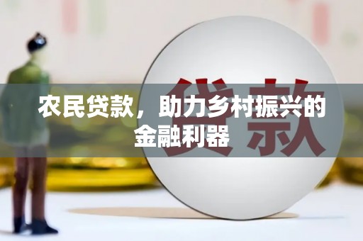合肥农民贷款，助力乡村振兴的金融利器