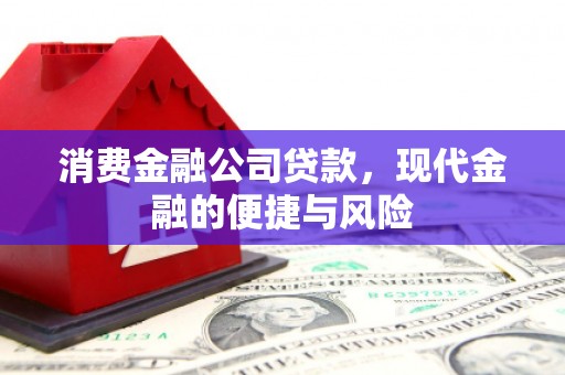合肥消费金融公司贷款，现代金融的便捷与风险