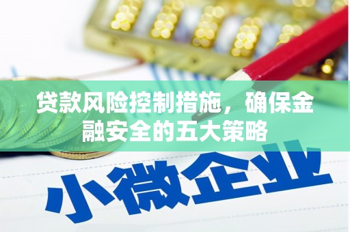 合肥贷款风险控制措施，确保金融安全的五大策略