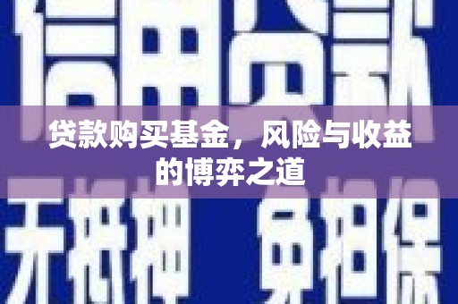 合肥贷款购买基金，风险与收益的博弈之道