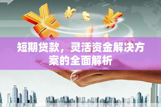 合肥短期贷款，灵活资金解决方案的全面解析