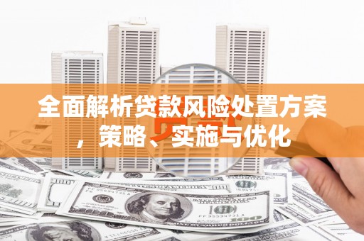 合肥全面解析贷款风险处置方案，策略、实施与优化