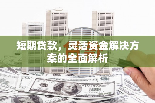 合肥短期贷款，灵活资金解决方案的全面解析
