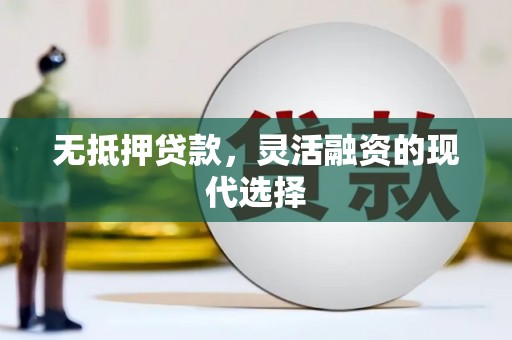 合肥无抵押贷款，灵活融资的现代选择