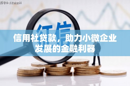 合肥信用社贷款，助力小微企业发展的金融利器