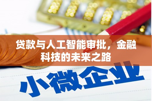 合肥贷款与人工智能审批，金融科技的未来之路
