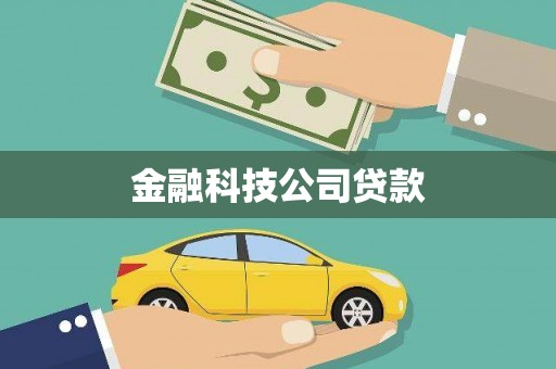 合肥金融科技公司贷款
