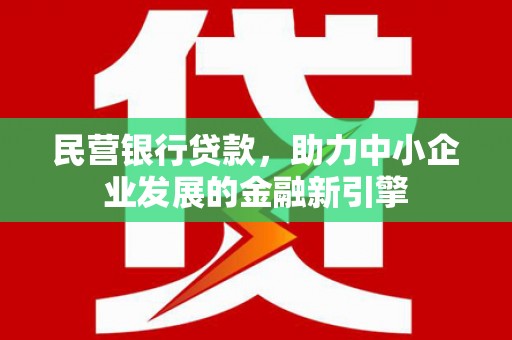 合肥民营银行贷款，助力中小企业发展的金融新引擎