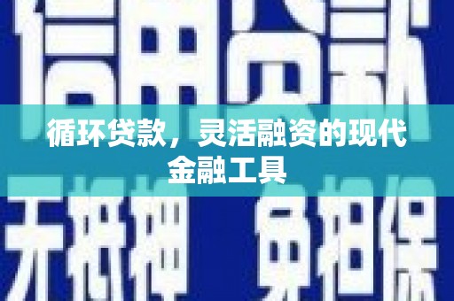 合肥循环贷款，灵活融资的现代金融工具