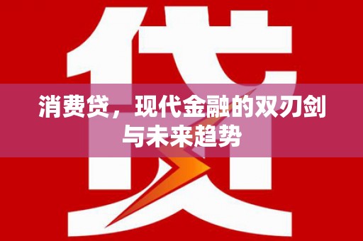 合肥消费贷，现代金融的双刃剑与未来趋势