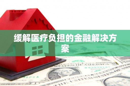 合肥缓解医疗负担的金融解决方案