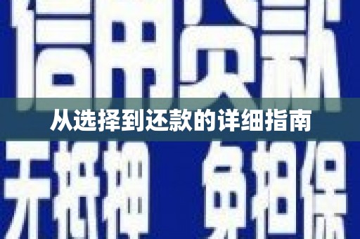 合肥从选择到还款的详细指南