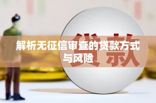 合肥解析无征信审查的贷款方式与风险