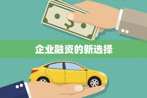 合肥企业融资的新选择