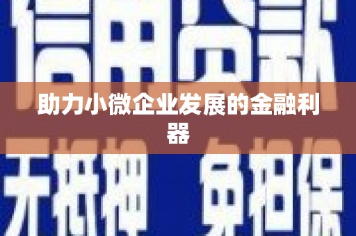 合肥助力小微企业发展的金融利器