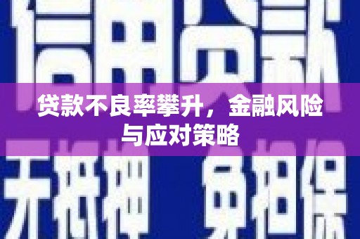 合肥贷款不良率攀升，金融风险与应对策略